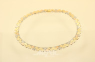 Collier, 750er GG/WG/RG, ca. 42 g.