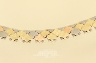 Collier, 750er GG/WG/RG, ca. 42 g.