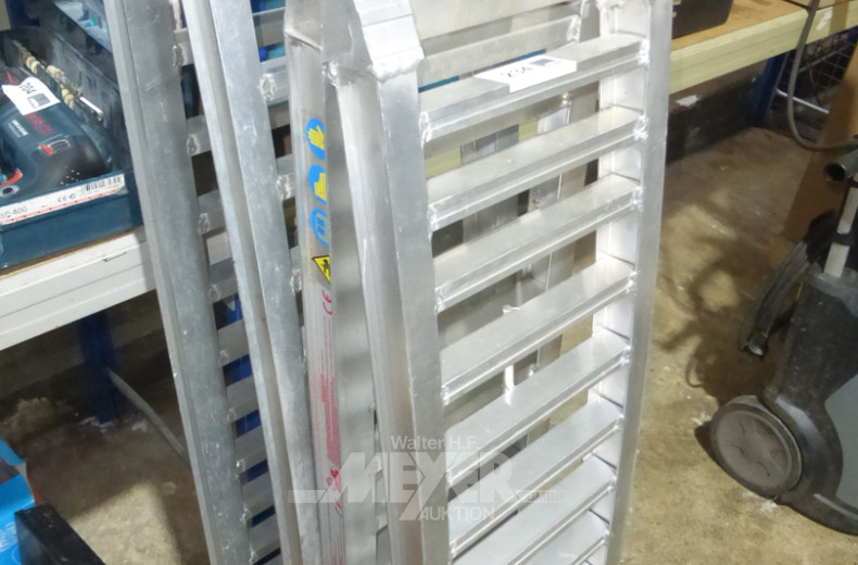 2 Alu-Auffahrrampen, klappbar