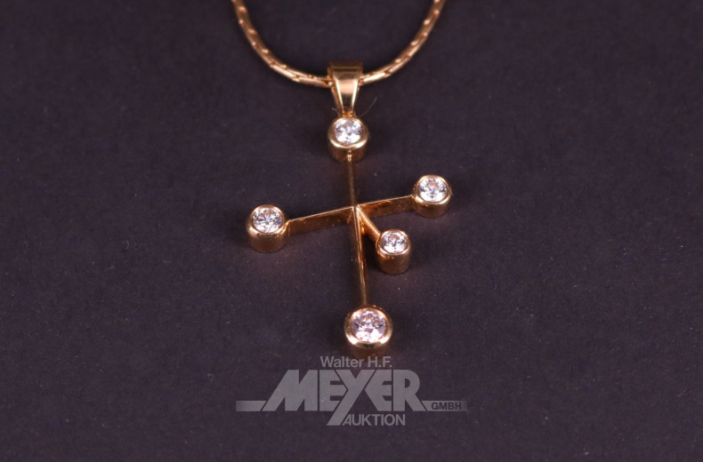 Kette, 750er GG, ca. 12 g. mit