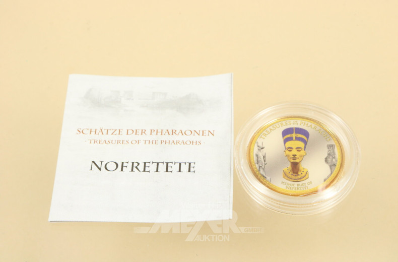 5 Münzen "Nofretete"