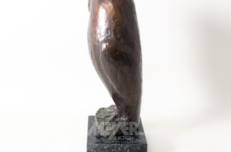 Bronzeskulptur "Eule"