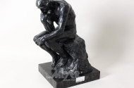 Bronzeskulptur "Der Denker"