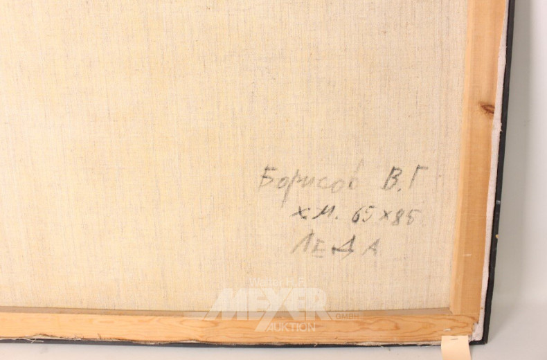 Gemälde "Weiblicher Akt mit Schwan "