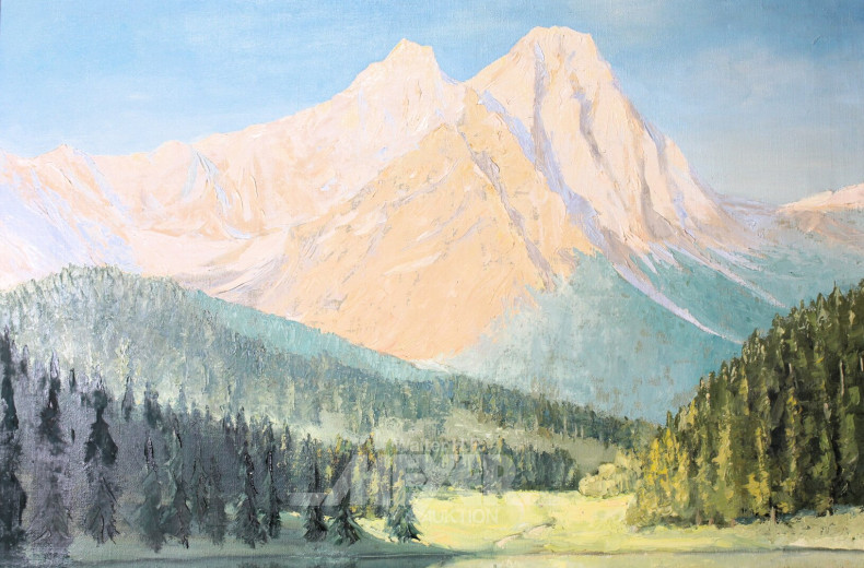 Gemälde "Gebirgsmassiv"