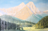 Gemälde "Gebirgsmassiv"