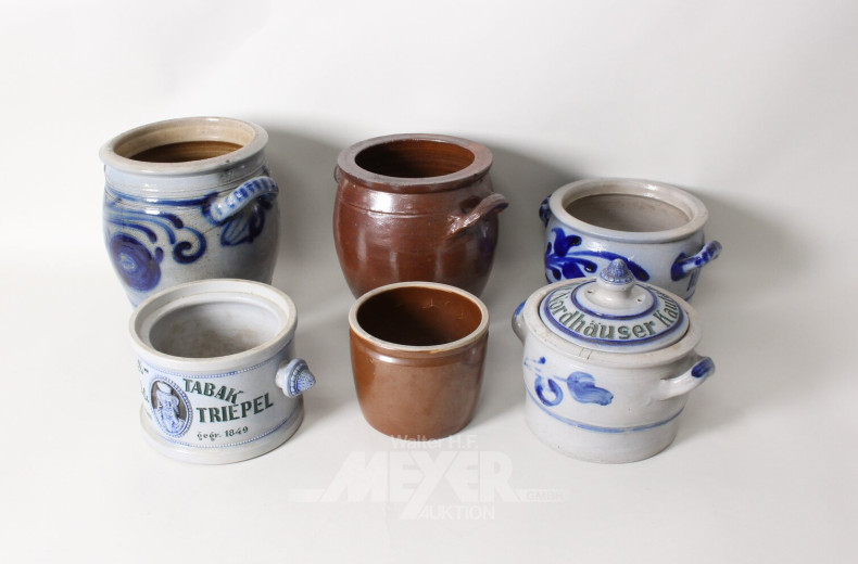 Posten Keramikgefäße, u.a.: