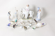 Posten Porz.-Figuren u. Dekorationen