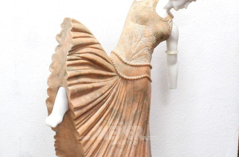 gr. Skulptur "Tänzerin", 20er Jahre Stil