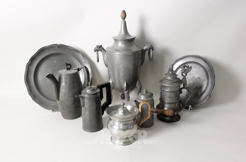 Posten Zinndekorationen