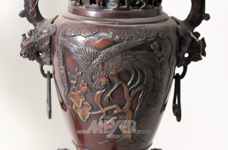 Vasenpaar, Asia-Dekor