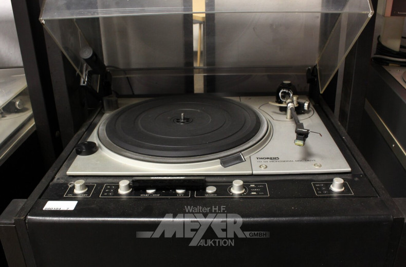 Schallplattenspieler im Rack