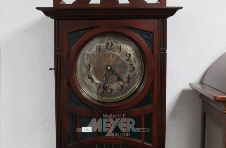 Standuhr (Retro), im Jugendstil-Stil