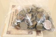 Posten ausländ. Banknoten und Münzen