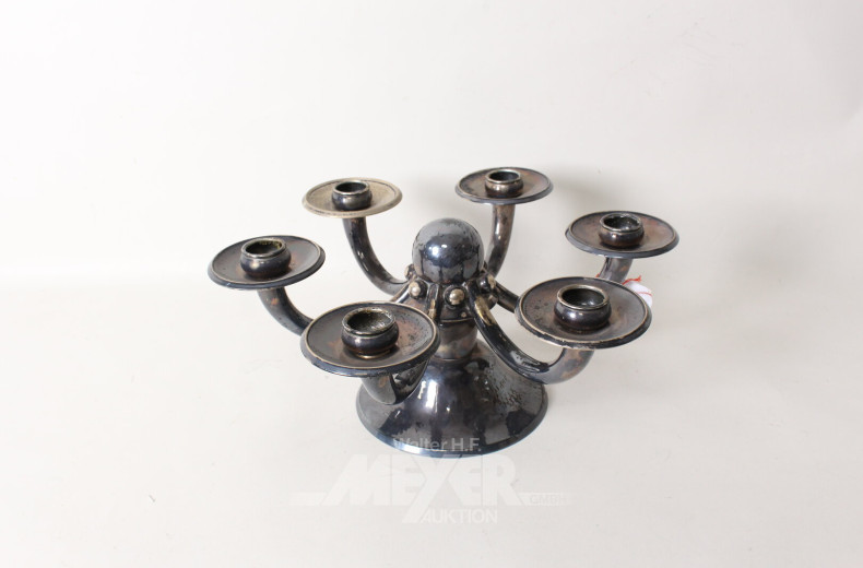 Tischkerzenleuchter, 6-flammig