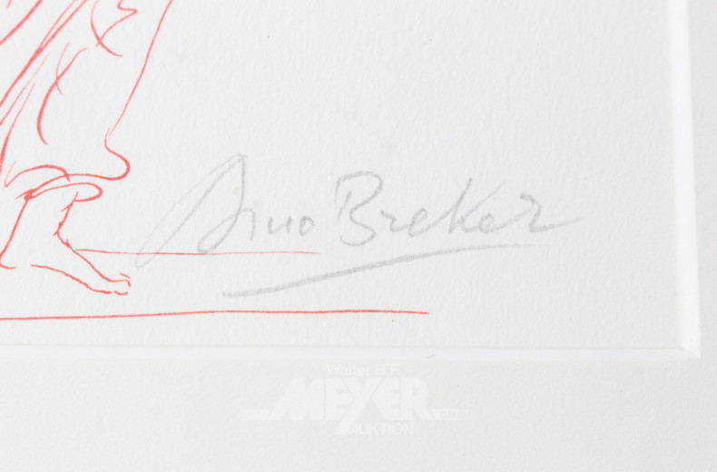 Radierung "Amor & Psyche", handsigniert