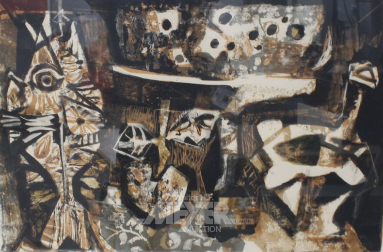 Farblithografie "Nature Morte"