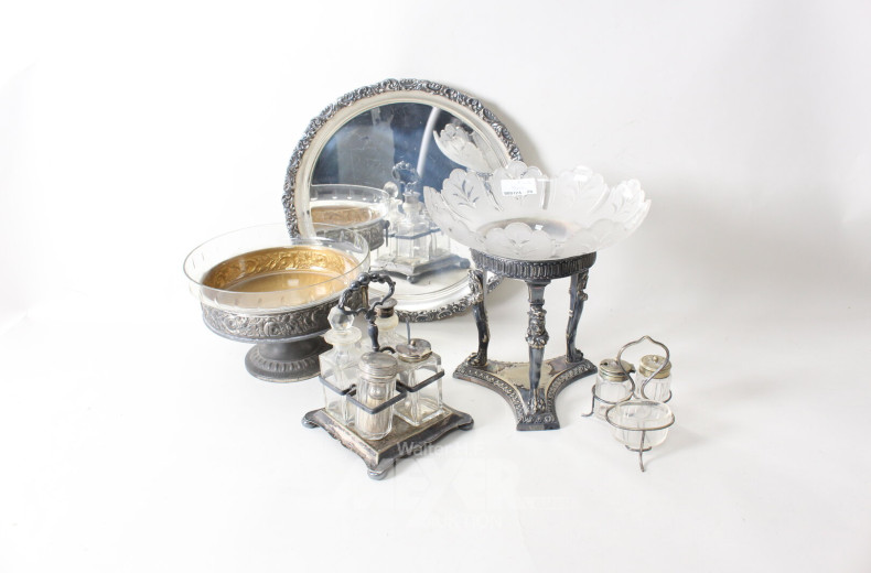 Posten Metall-Dekorationen