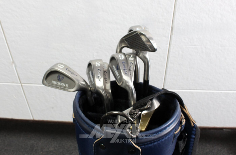 Golfbag mit div. Schlägern