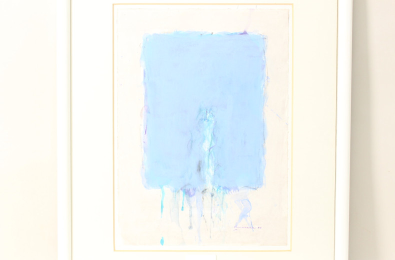 Mischtechnik/Papier 'Ohne Titel (Flächenraum)'