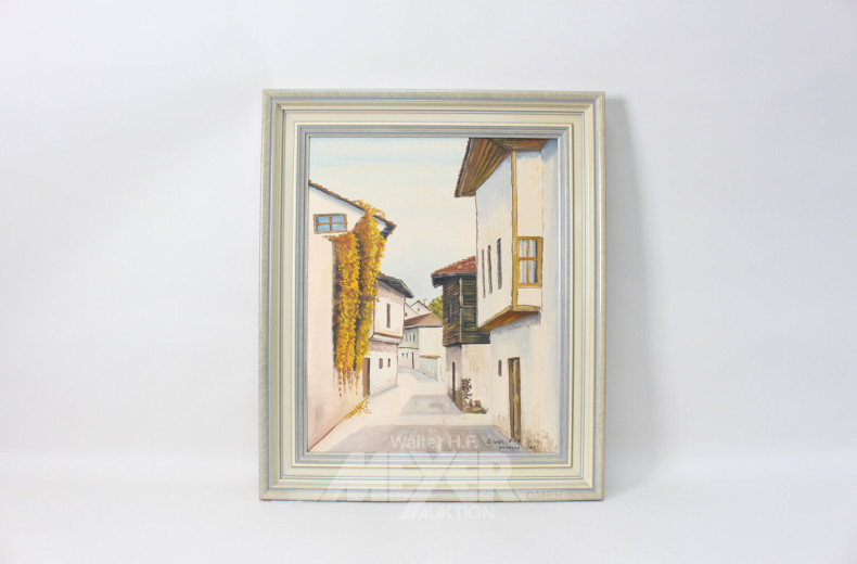 Gemälde "Dorfansicht von Antalya"