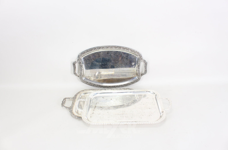 Posten versch. Tabletts