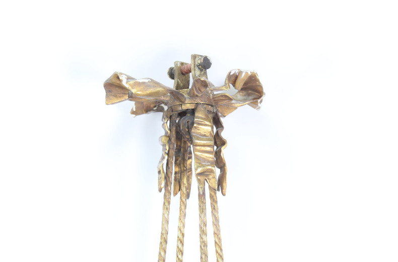 Bronze-Deckenkrone, 4-flammig