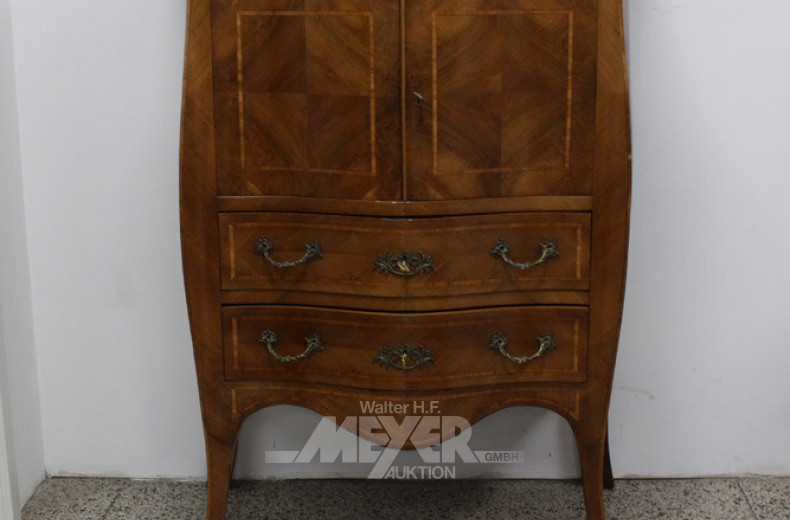 Hochkommode, geschwungen