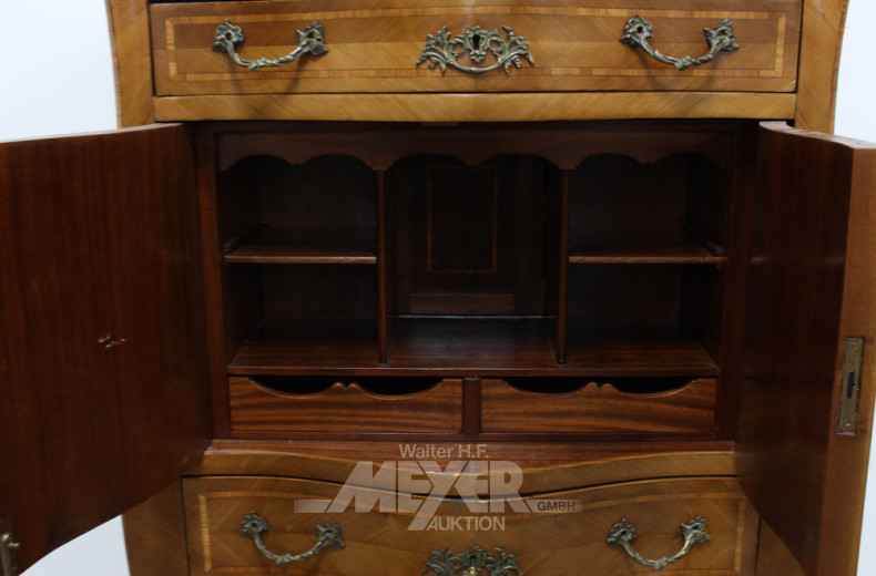 Hochkommode, geschwungen