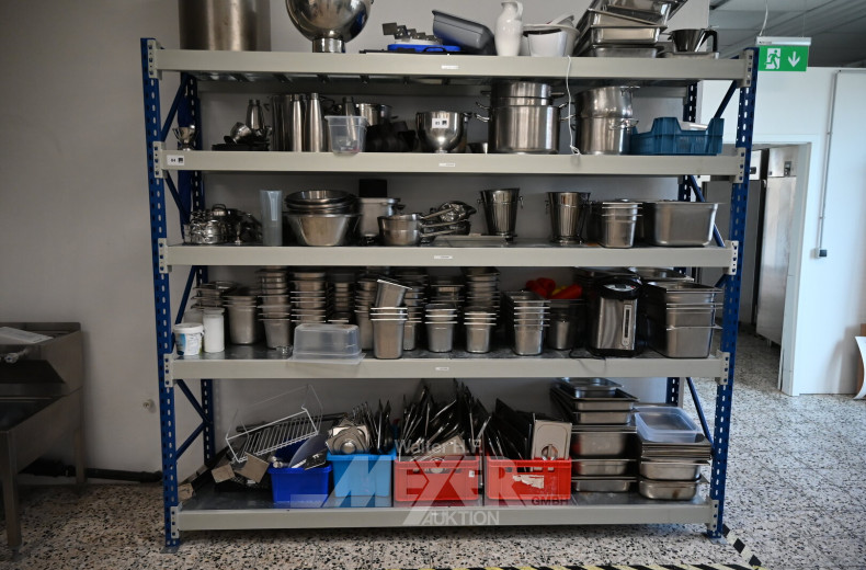 Magazin-/Schwerlastregal, gesteckt, 5-bödig