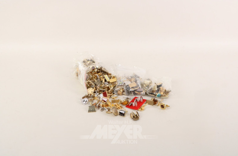 Beutel bunte Sammlung Manschettenknöpfe