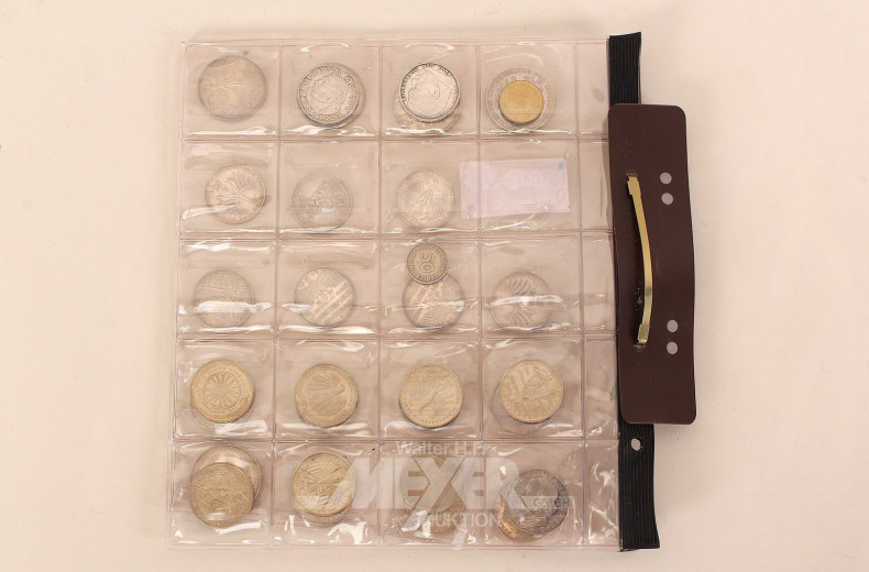 Konvolut Münzen 10,- DM + 5,- DM