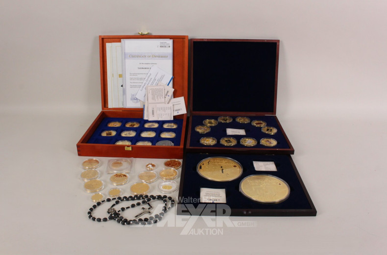 Konvolut Sonderprägungen aus dem Münzabonnement