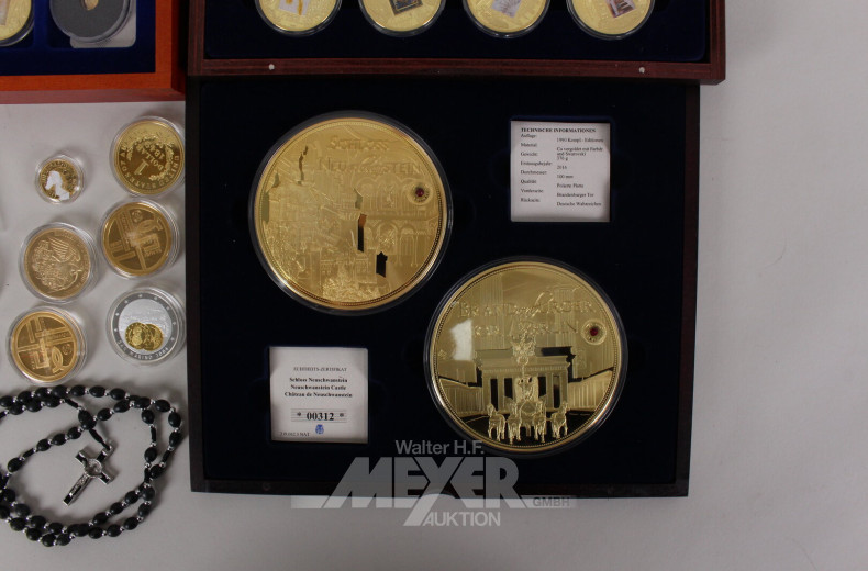 Konvolut Sonderprägungen aus dem Münzabonnement