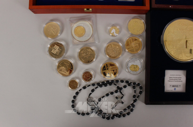 Konvolut Sonderprägungen aus dem Münzabonnement