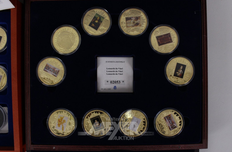 Konvolut Sonderprägungen aus dem Münzabonnement