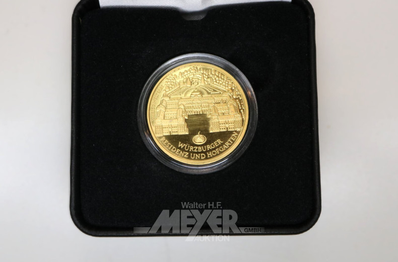 BRD - 100 Euro Würzburger Residenz und Hofgarten 2010, F