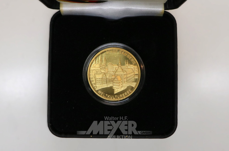 BRD - 100 Euro UNESCO Weltkulturerbe Stadt Bamberg 2004, A