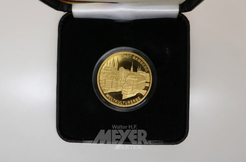 BRD - 100 Euro UNESCO Weltkulturerbe Stadt Bamberg 2004, J