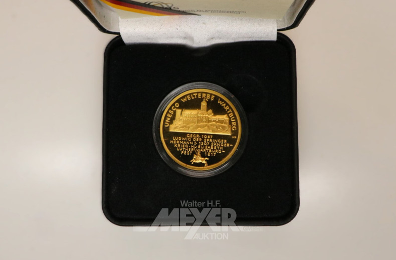 BRD - 100 Euro UNESCO Welterbe Wartburg 2011, F