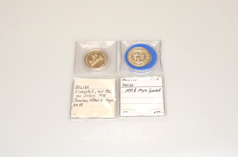 2 Belize - 100 Dollars
