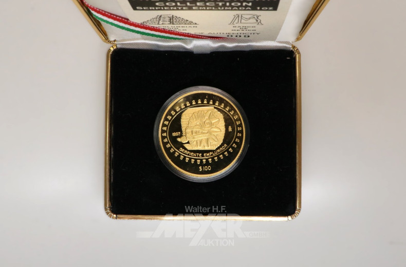 Mexiko - 100 Pesos 'Serpiente Emplumada' 1997