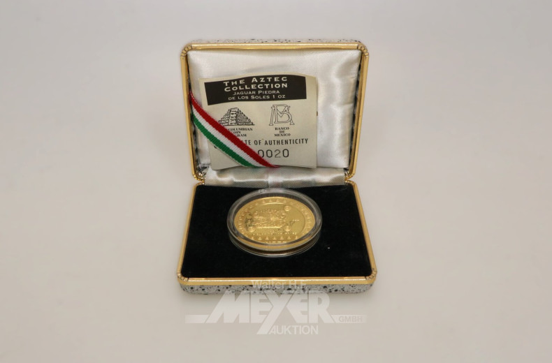 Mexiko - 1000 Pesos 'Jaguar Piedra de Los Soles' 1992