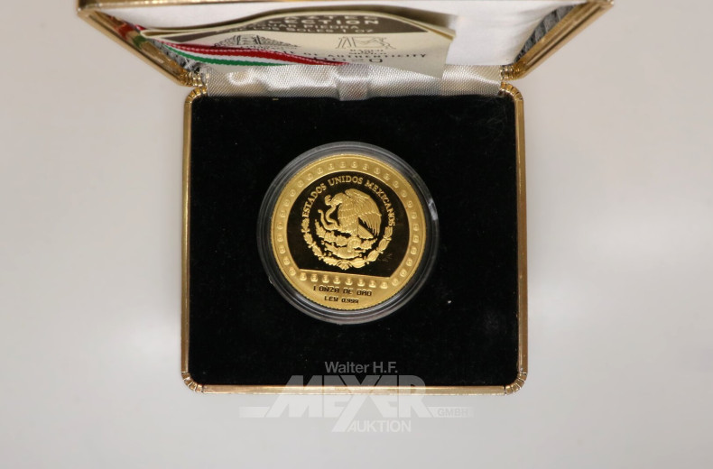 Mexiko - 1000 Pesos 'Jaguar Piedra de Los Soles' 1992