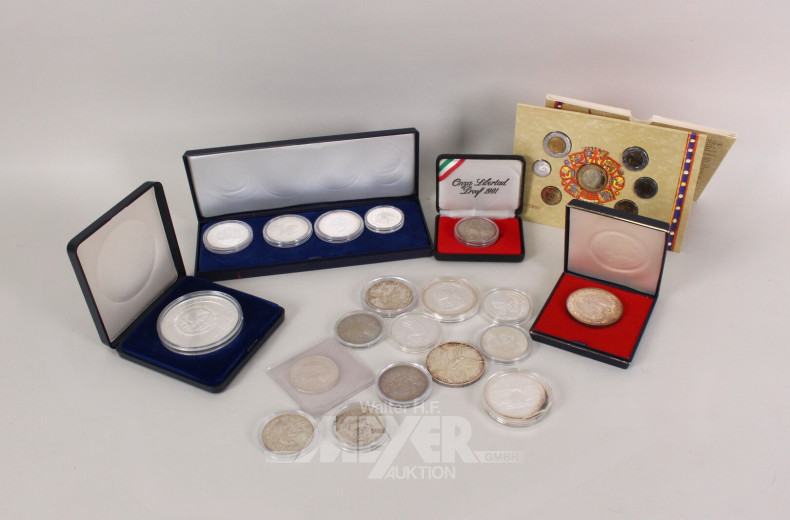 Mexiko Konvolut Silbermünzen