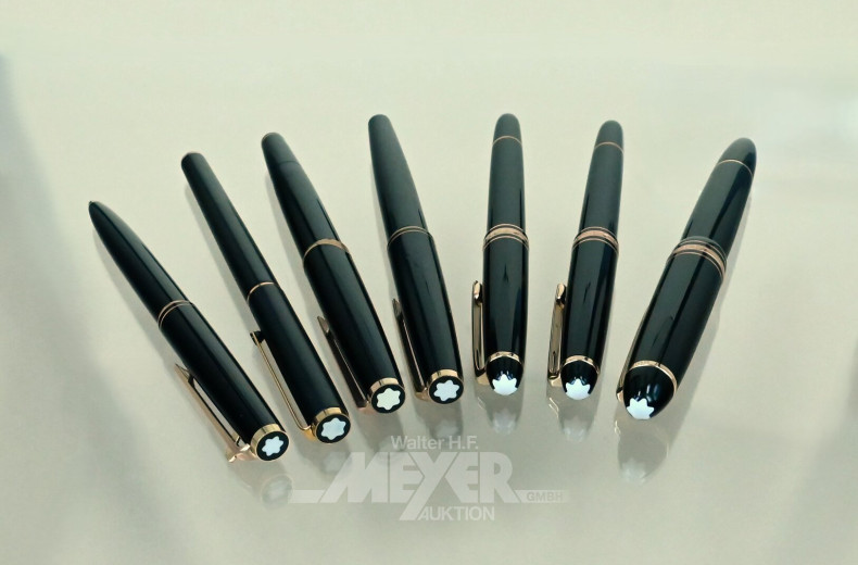 Meisterstück Konvolut in Schwarz und Gold