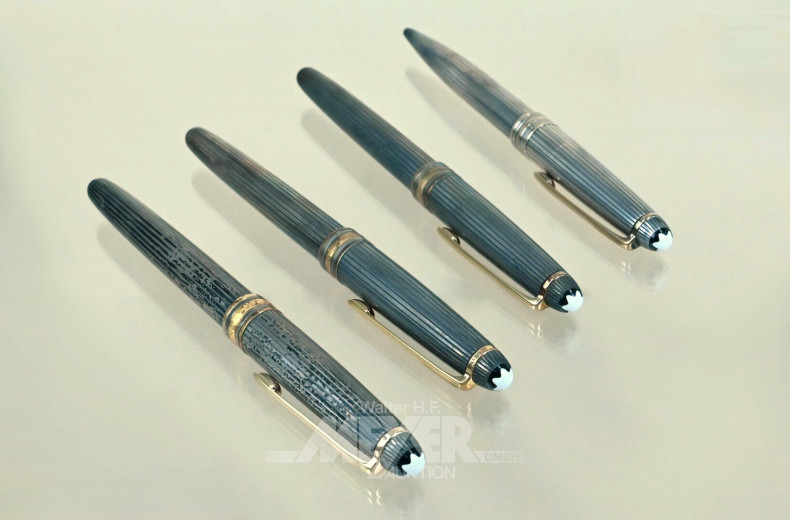 Meisterstück Konvolut in Silber und Gold