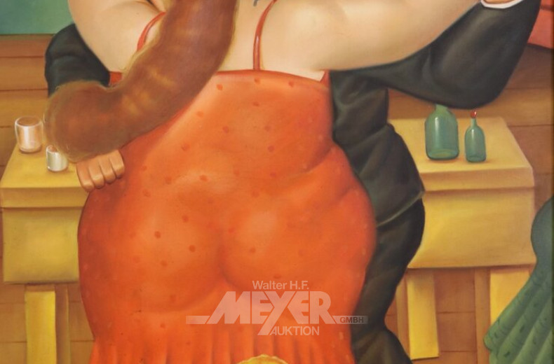 4 Gemälde, 20er Jahre Stil