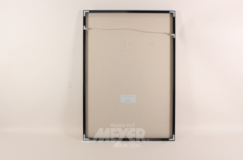 Paar Farbradierungen 'Die Schuhe' und 'Der Koffer'