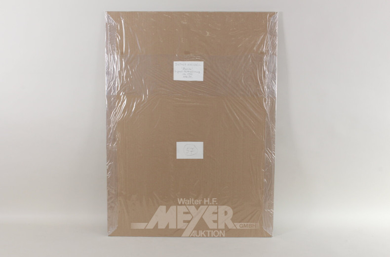 Paar Farbradierungen 'Das Rouleau' und 'Hospiz'